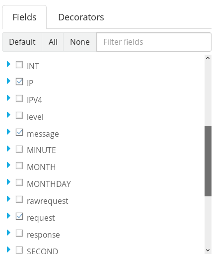 Additional fields