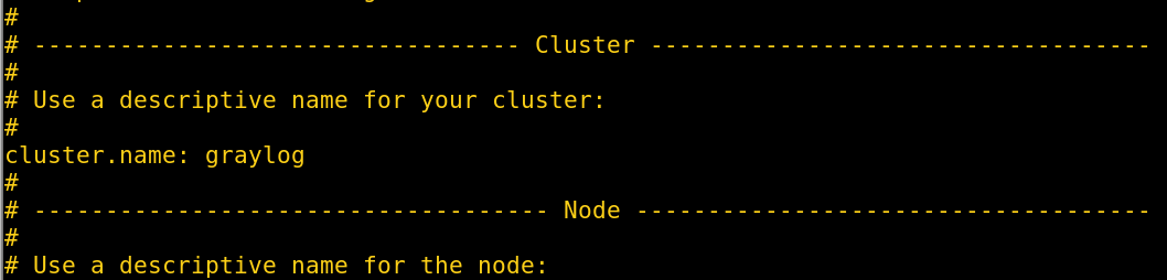 Cluster name